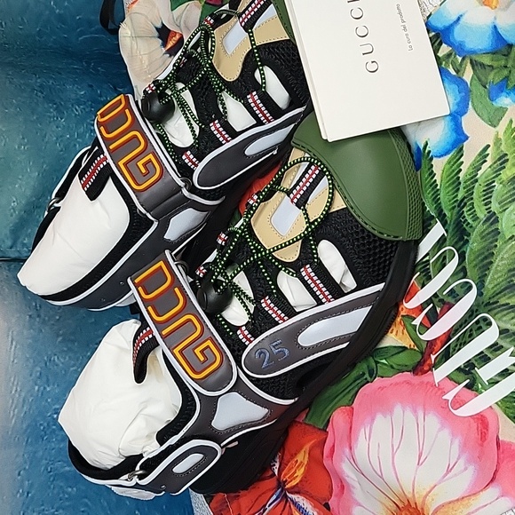 Gucci Tinsel Sport Sandles mens 8, woman's 10 - Picture 3 of 10